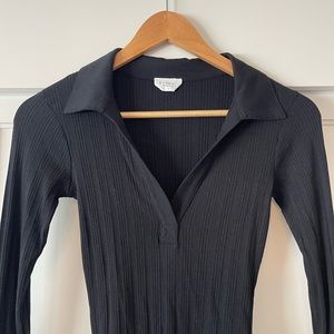 CLYQUE The Label Black bodysuit Size Small